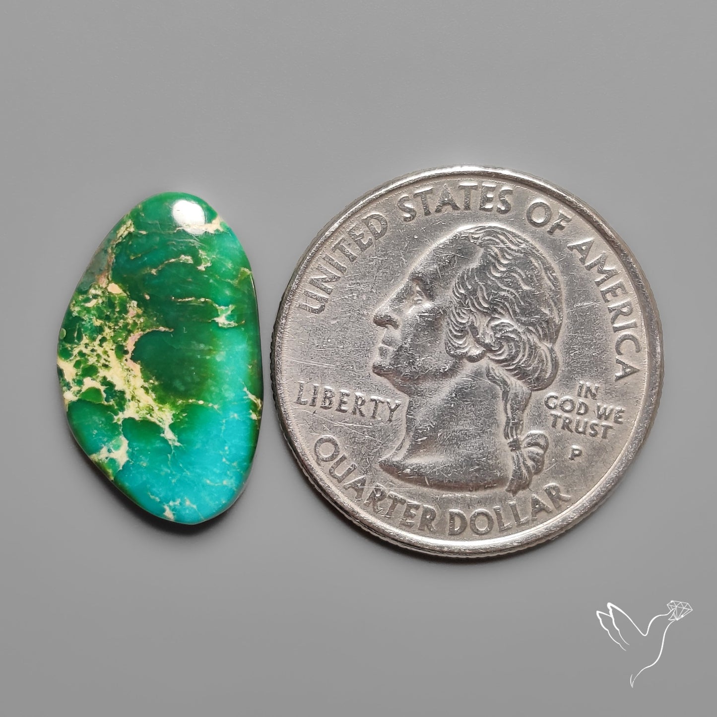 Sonoran Gold Turquoise Cabochon Rare