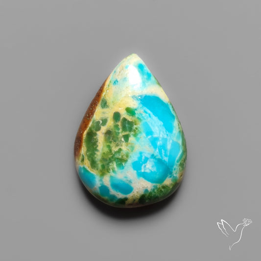 Sonoran Gold Turquoise Cabochon Rare