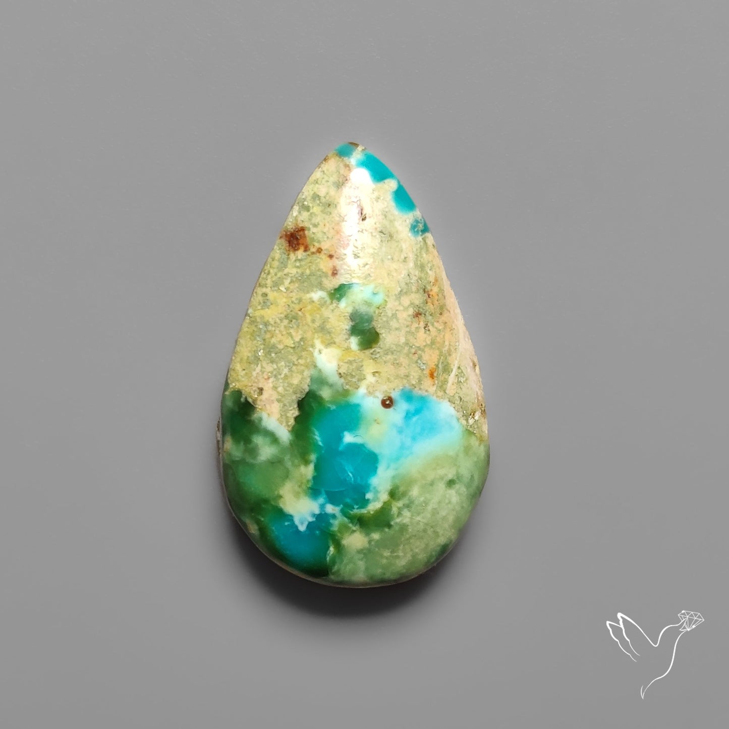 Sonoran Gold Turquoise Cabochon Rare