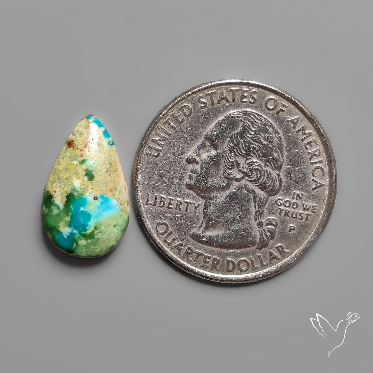 Sonoran Gold Turquoise Cabochon Rare