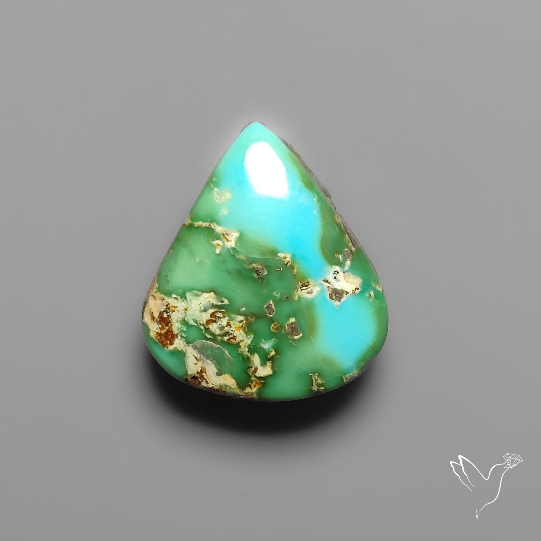 Sonoran Gold Turquoise Cabochon Rare