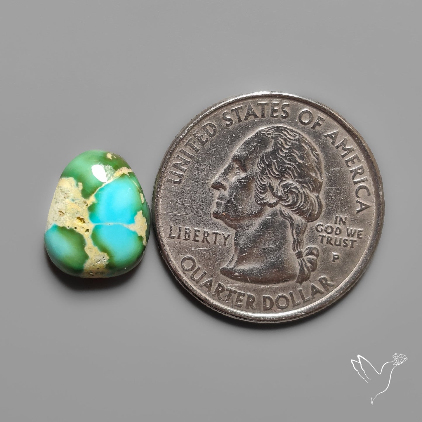 Sonoran Gold Turquoise Cabochon Rare