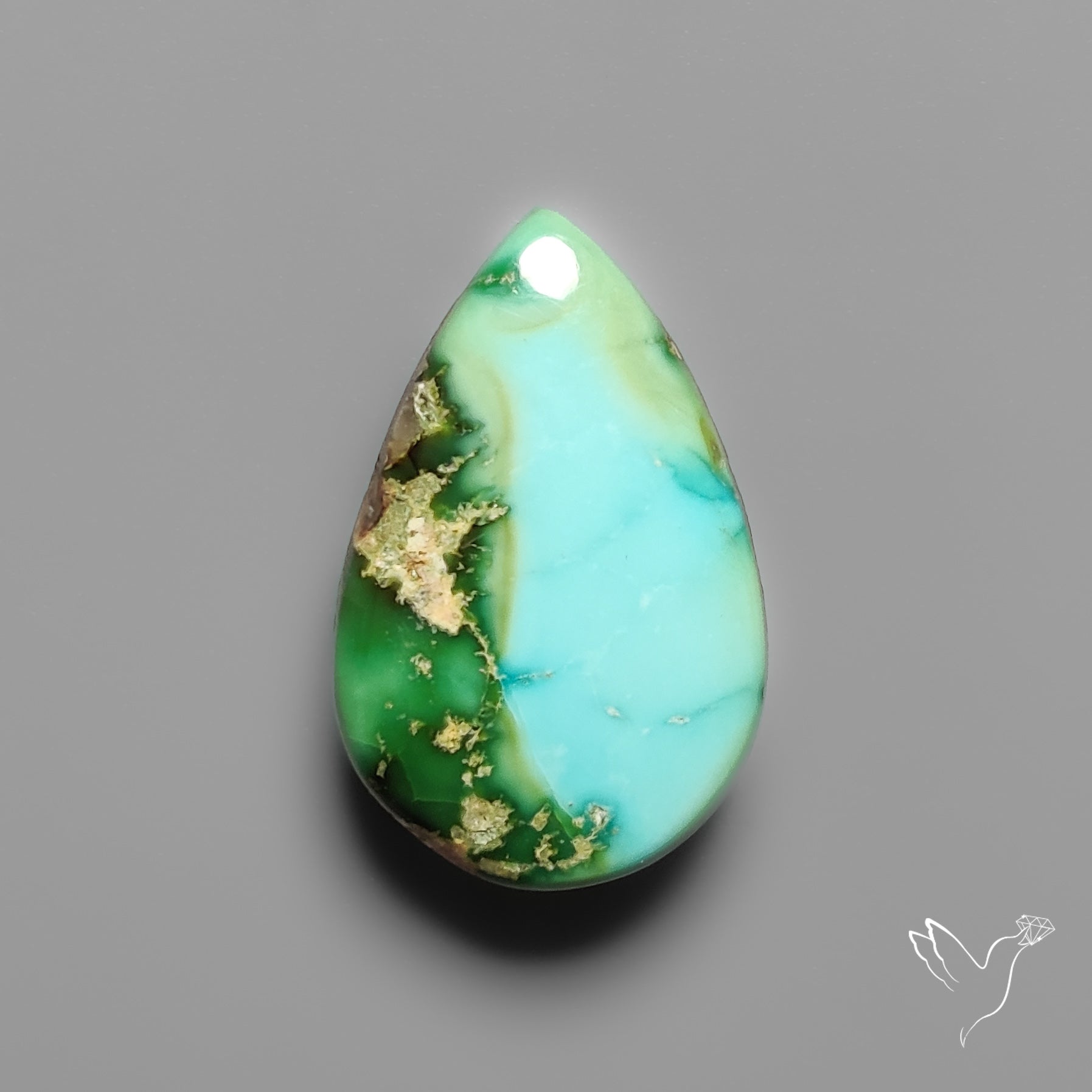 Sonoran Gold Turquoise Cabochon Rare