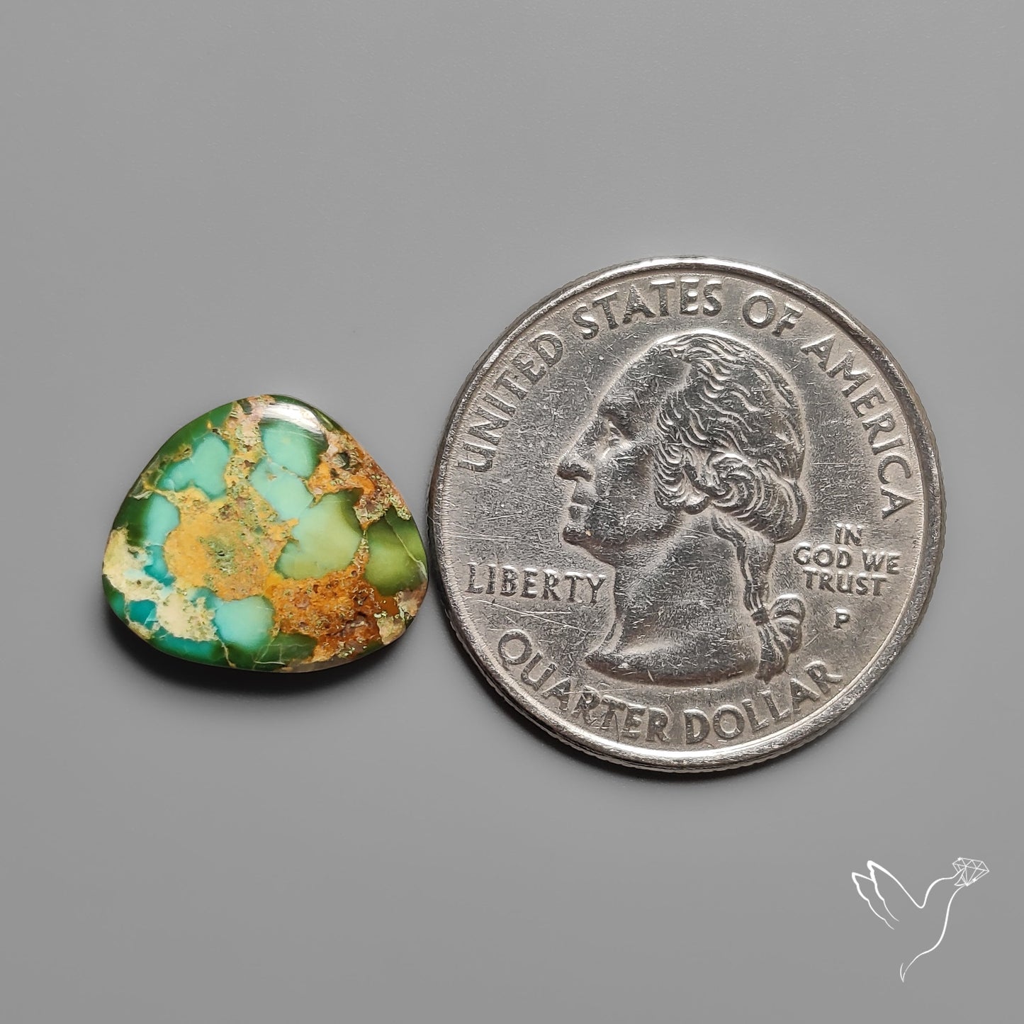 Sonoran Gold Turquoise Cabochon Rare