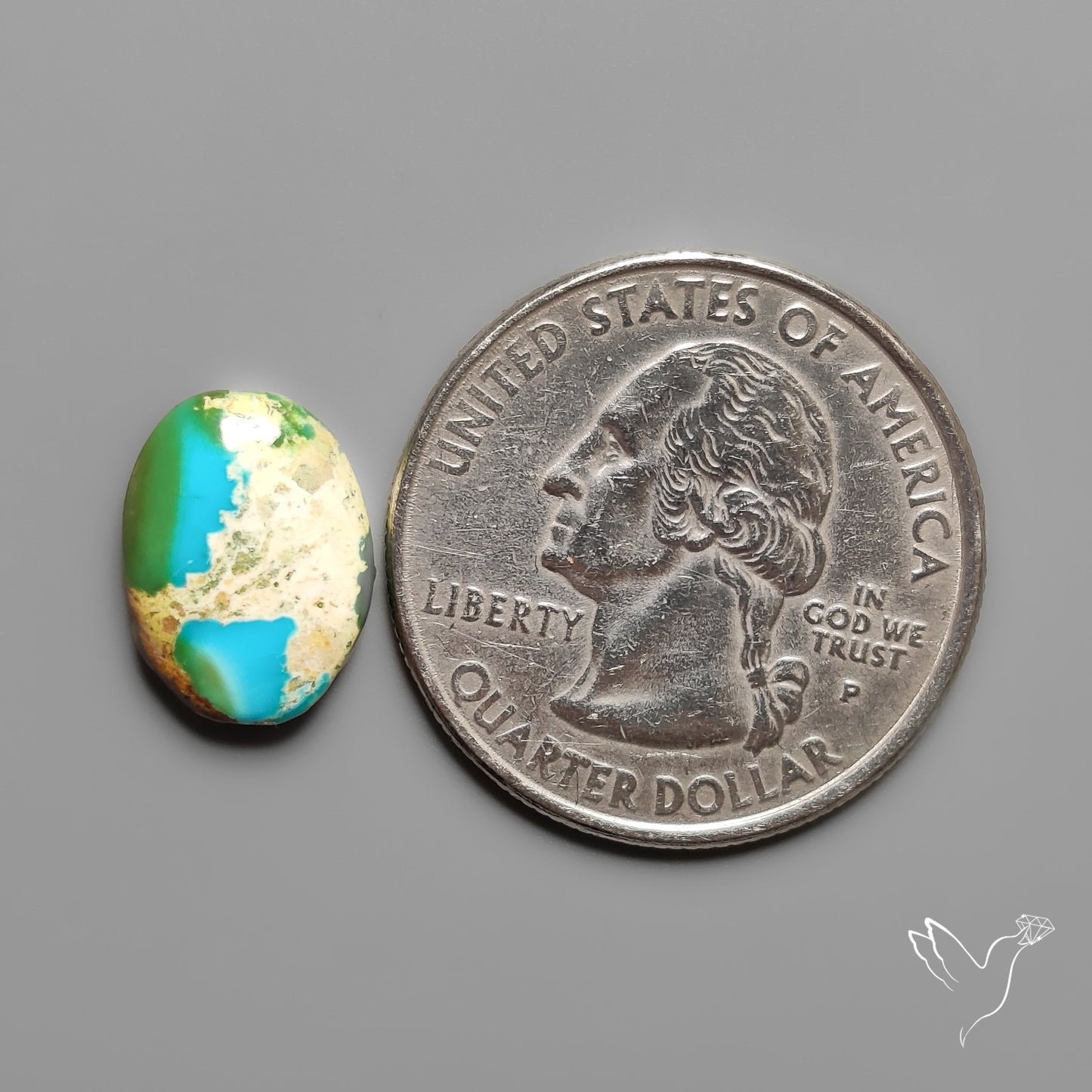 Sonoran Gold Turquoise Cabochon Rare