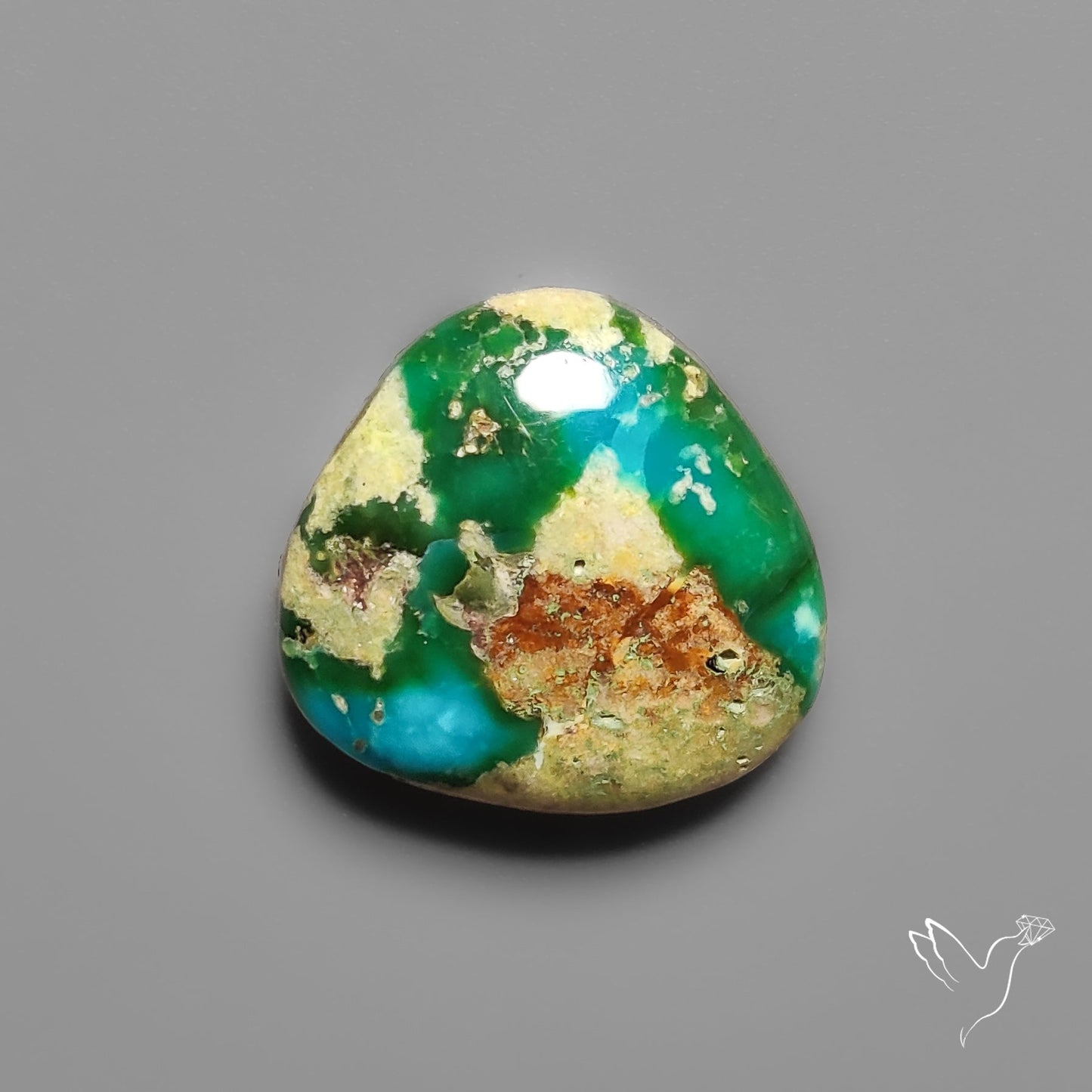 Sonoran Gold Turquoise Cabochon Rare