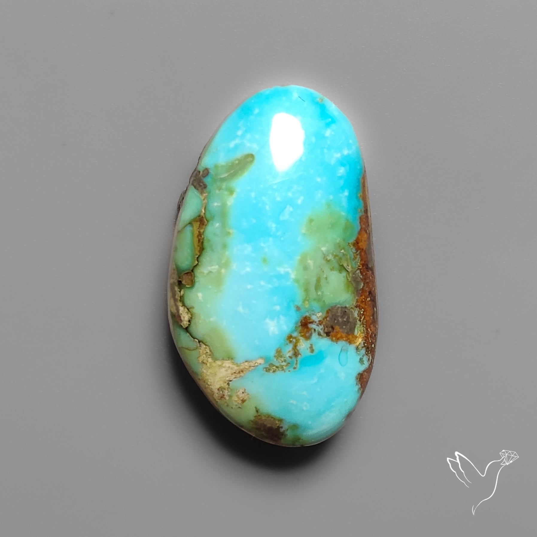 Sonoran Gold Turquoise Cabochon Rare