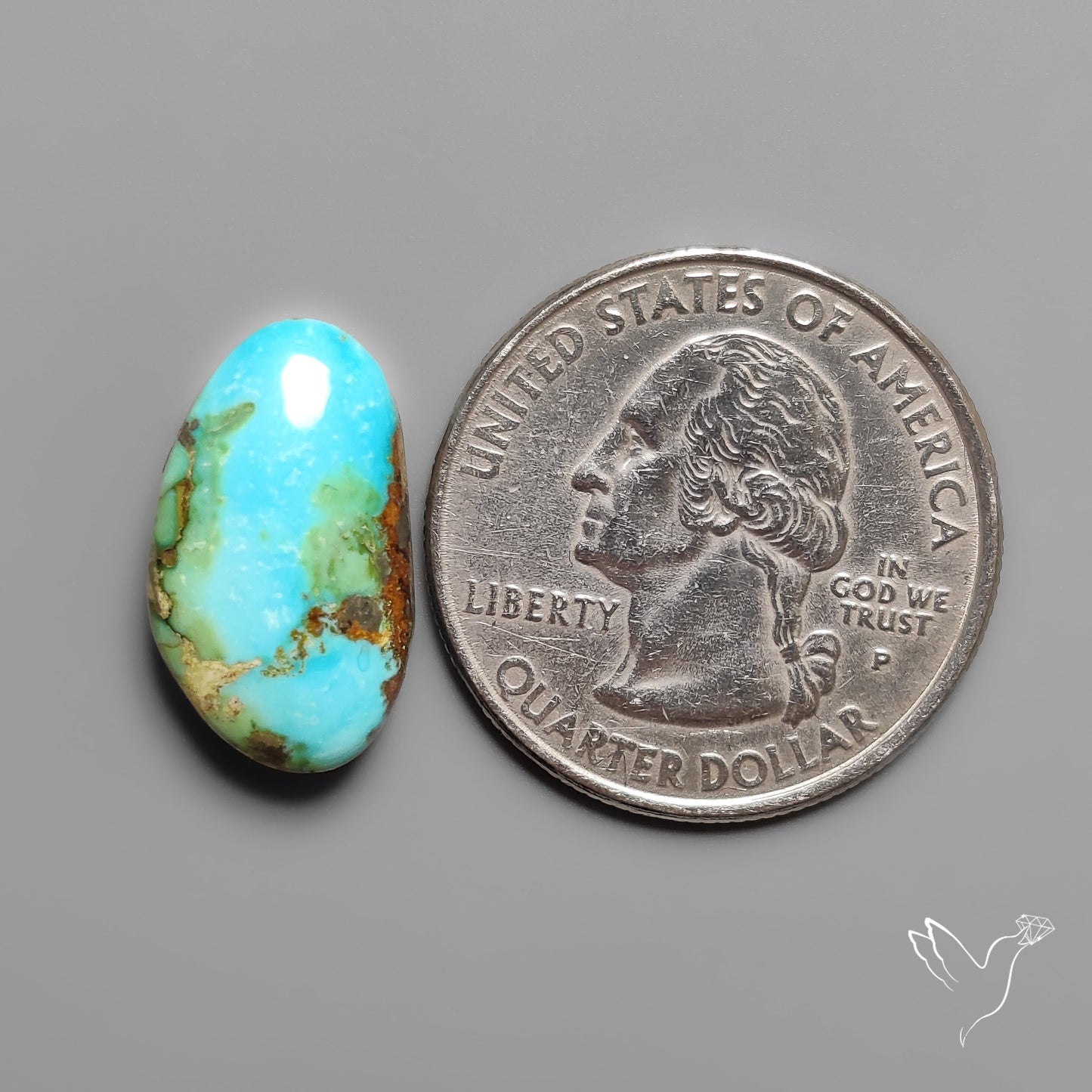 Sonoran Gold Turquoise Cabochon Rare