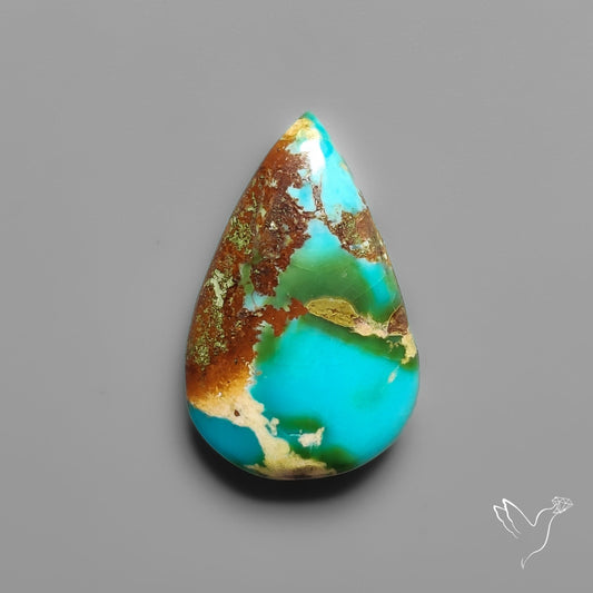 Sonoran Gold Turquoise Cabochon Rare