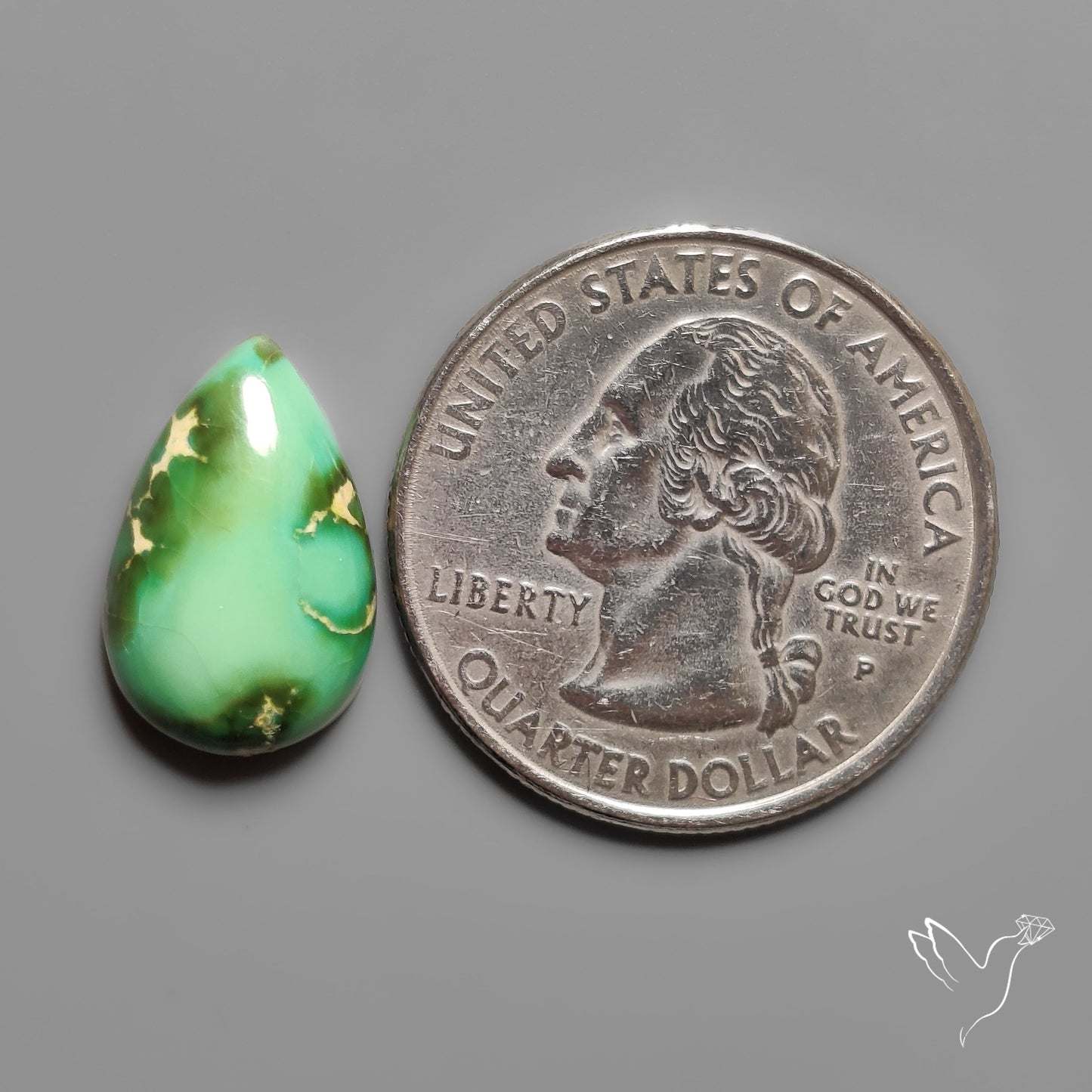 Sonoran Gold Turquoise Cabochon Rare