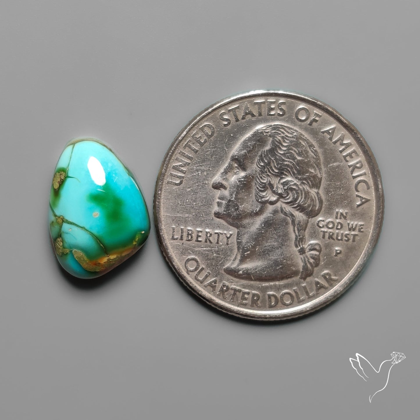 Sonoran Gold Turquoise Cabochon Rare
