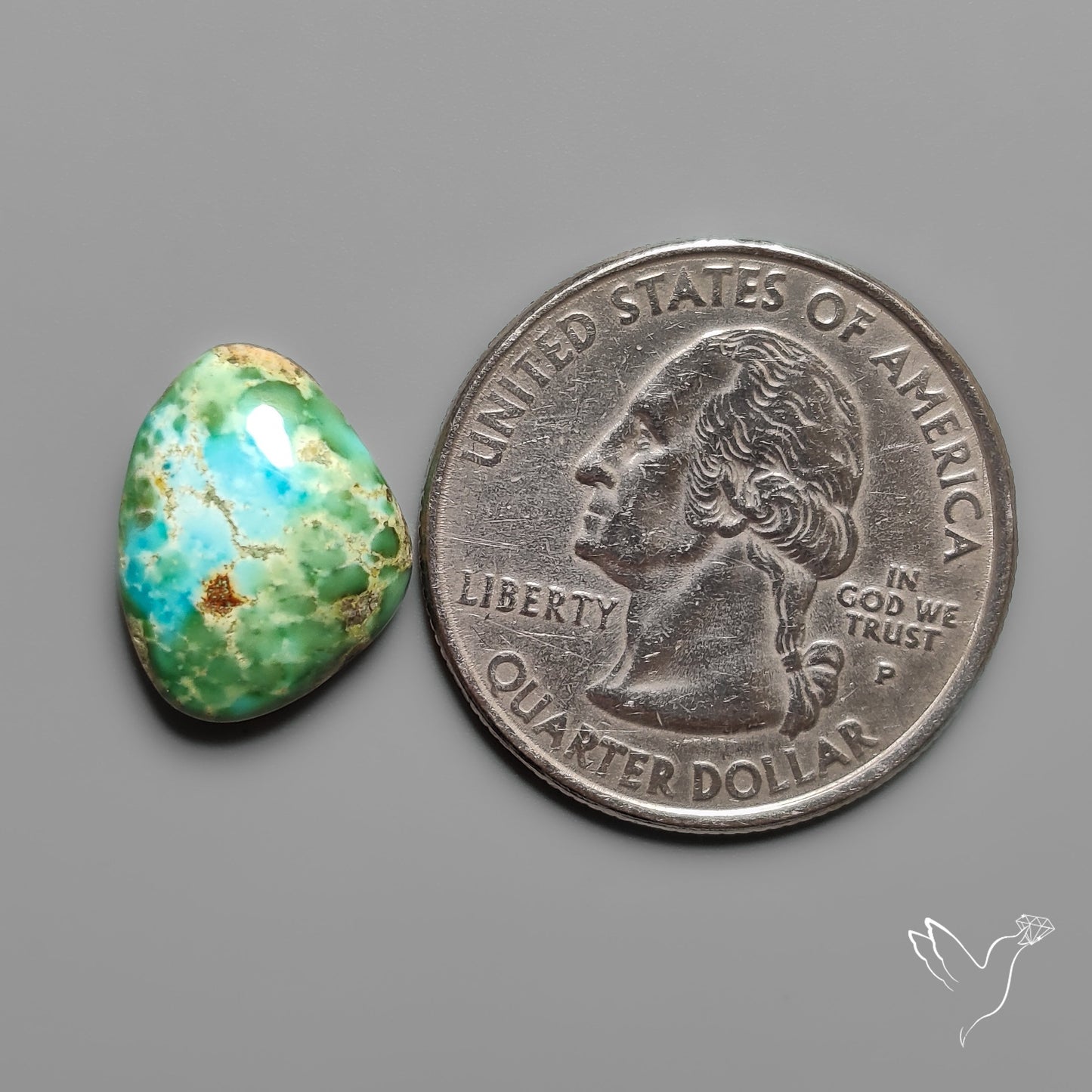 Sonoran Gold Turquoise Cabochon Rare