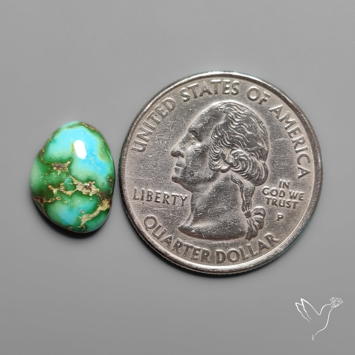 Sonoran Gold Turquoise Cabochon Rare