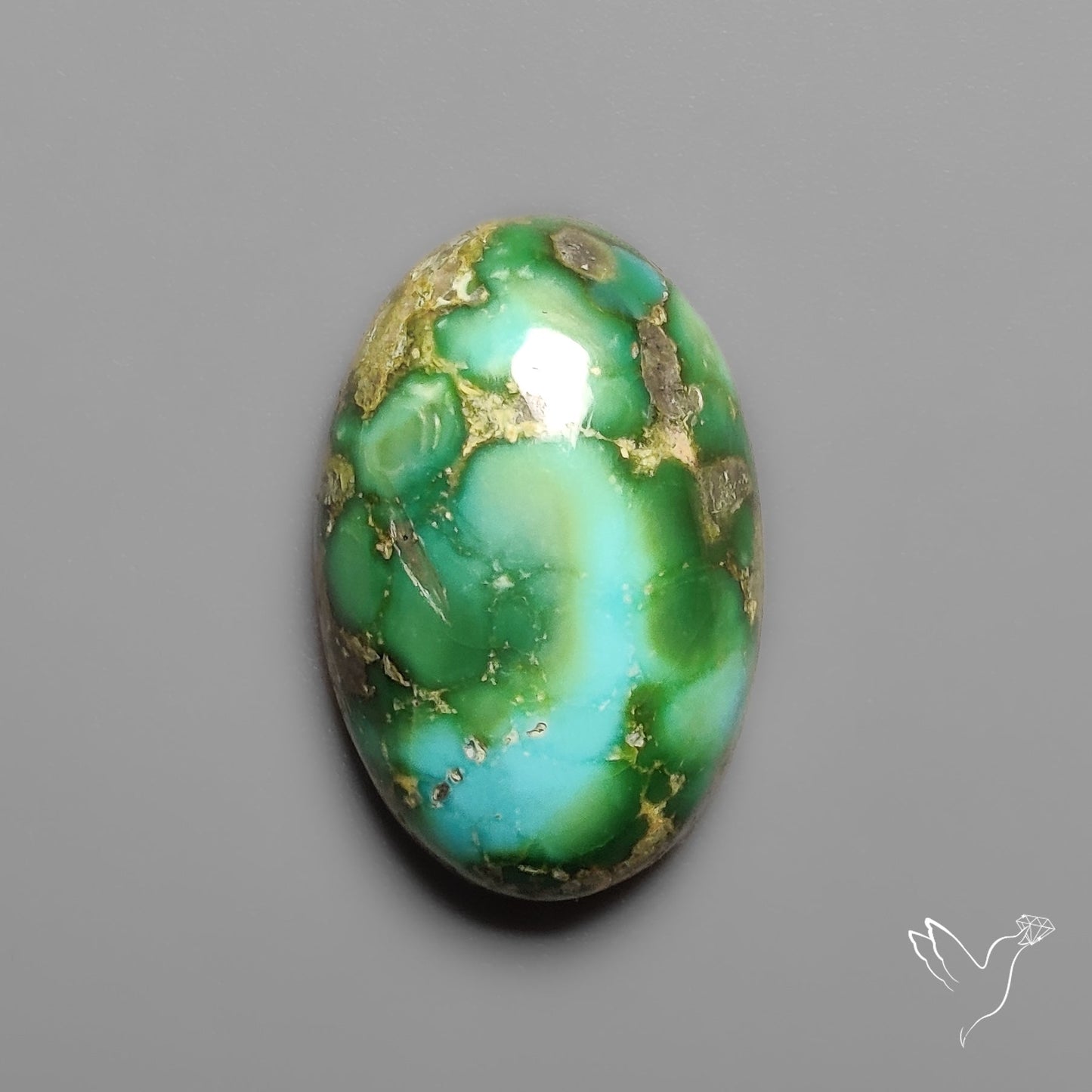 Sonoran Gold Turquoise Cabochon Rare