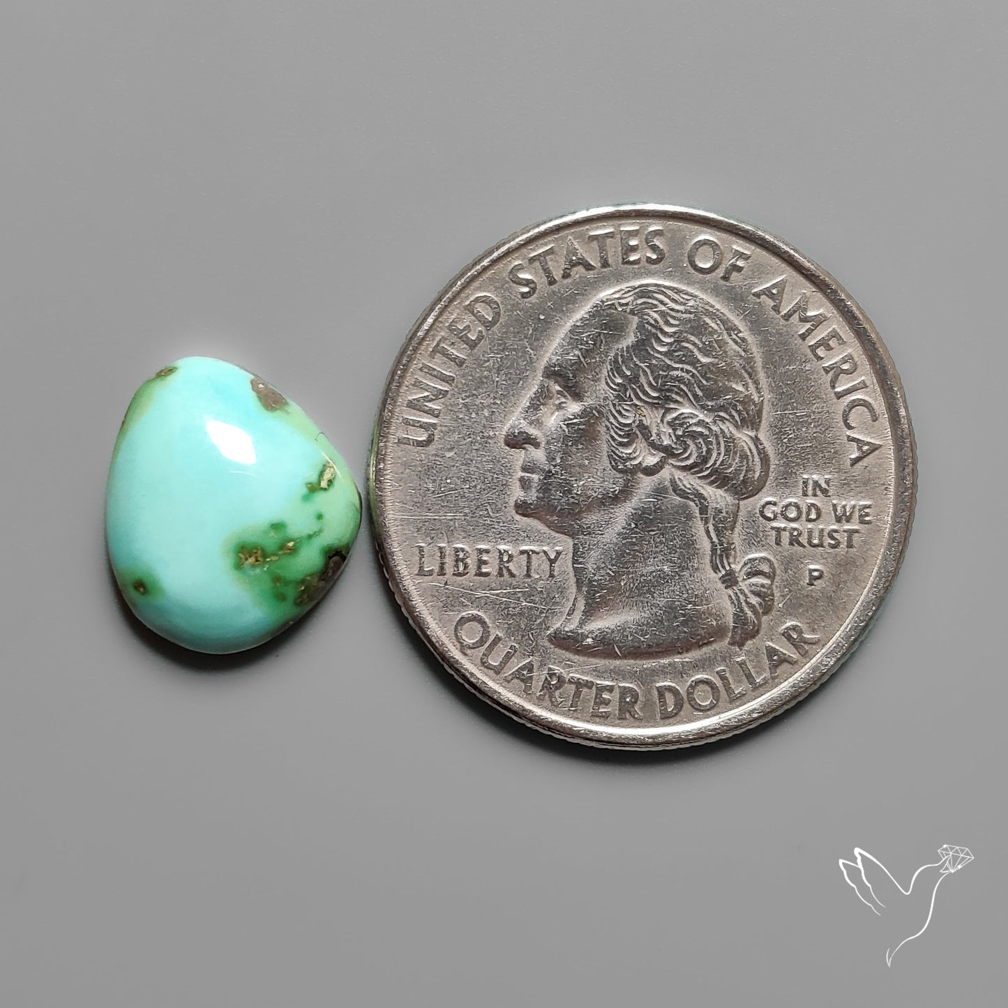 Sonoran Gold Turquoise Cabochon Rare