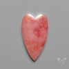 Peruvian Pink Opal Heart Deep Natural Pink