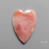 Peruvian Pink Opal Heart Deep Natural Pink