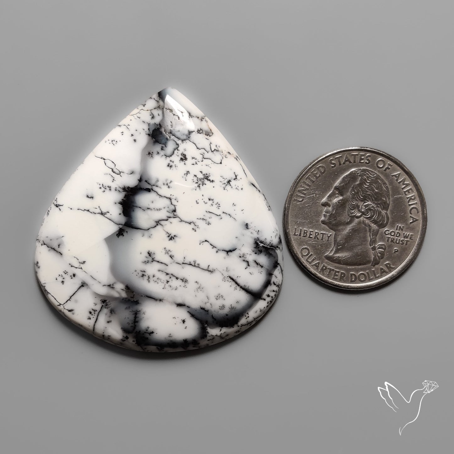 Dendritic Agate Cabochon