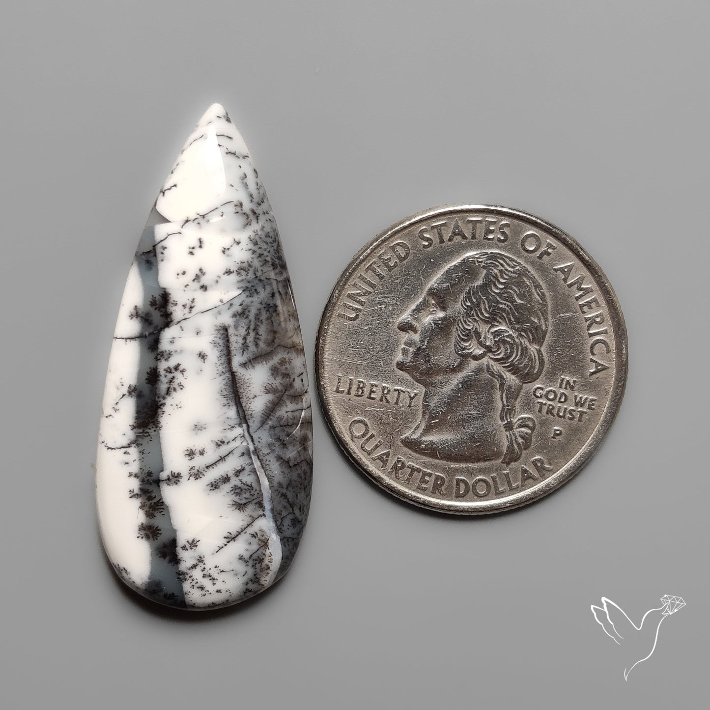 Dendritic Agate Cabochon