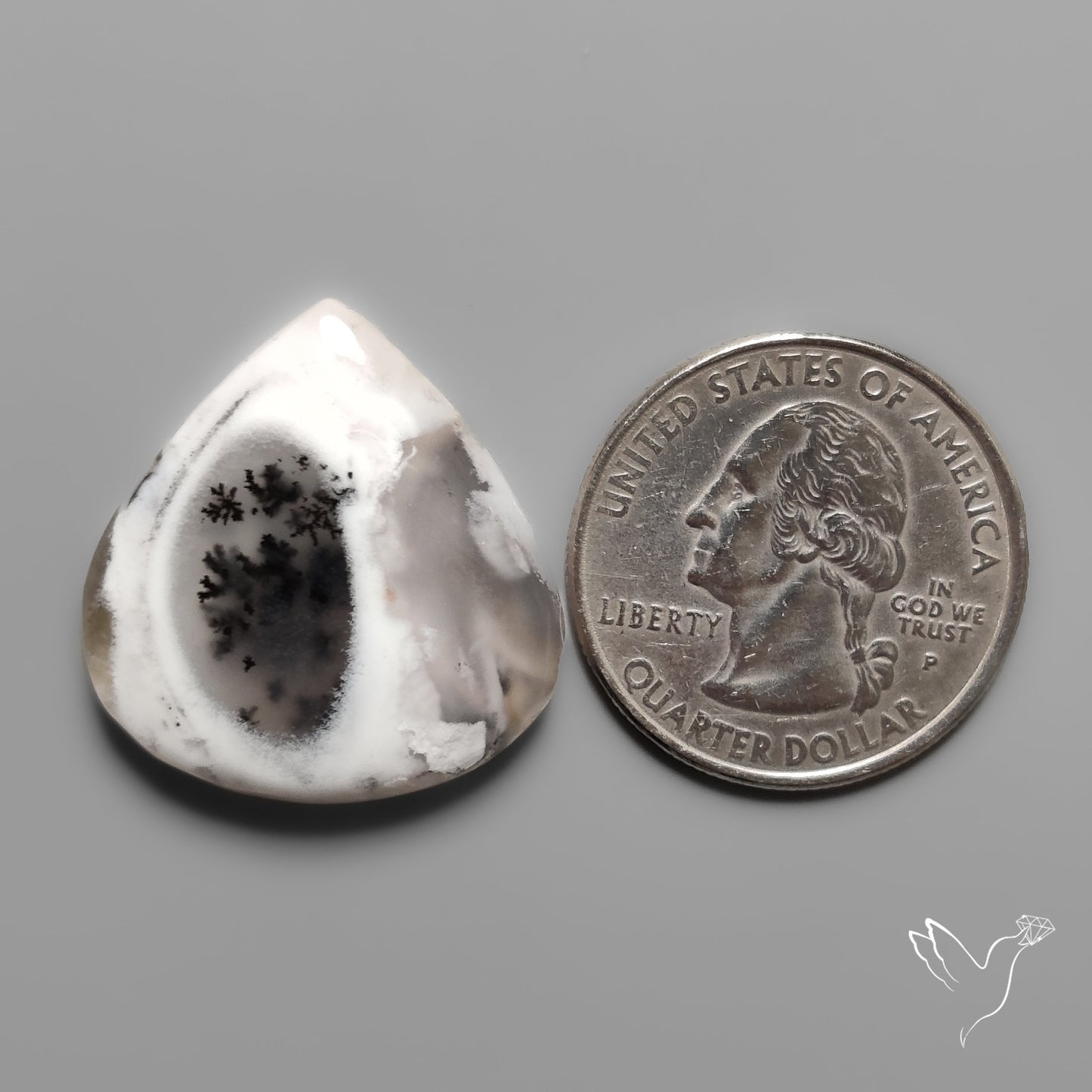 Dendritic Agate Cabochon