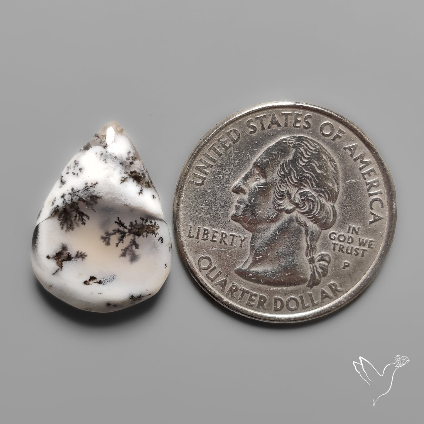 Dendritic Agate Cabochon
