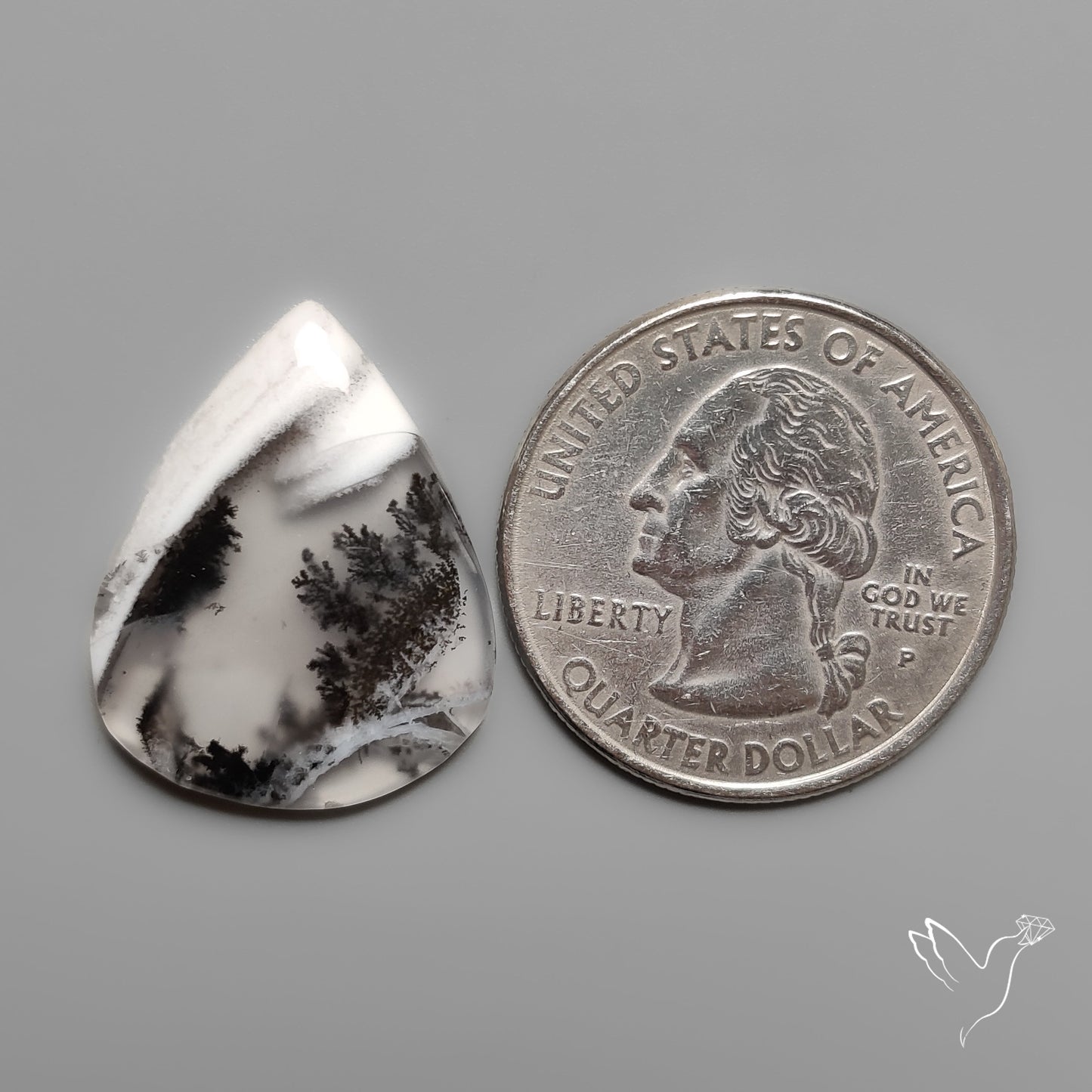 Dendritic Agate Cabochon