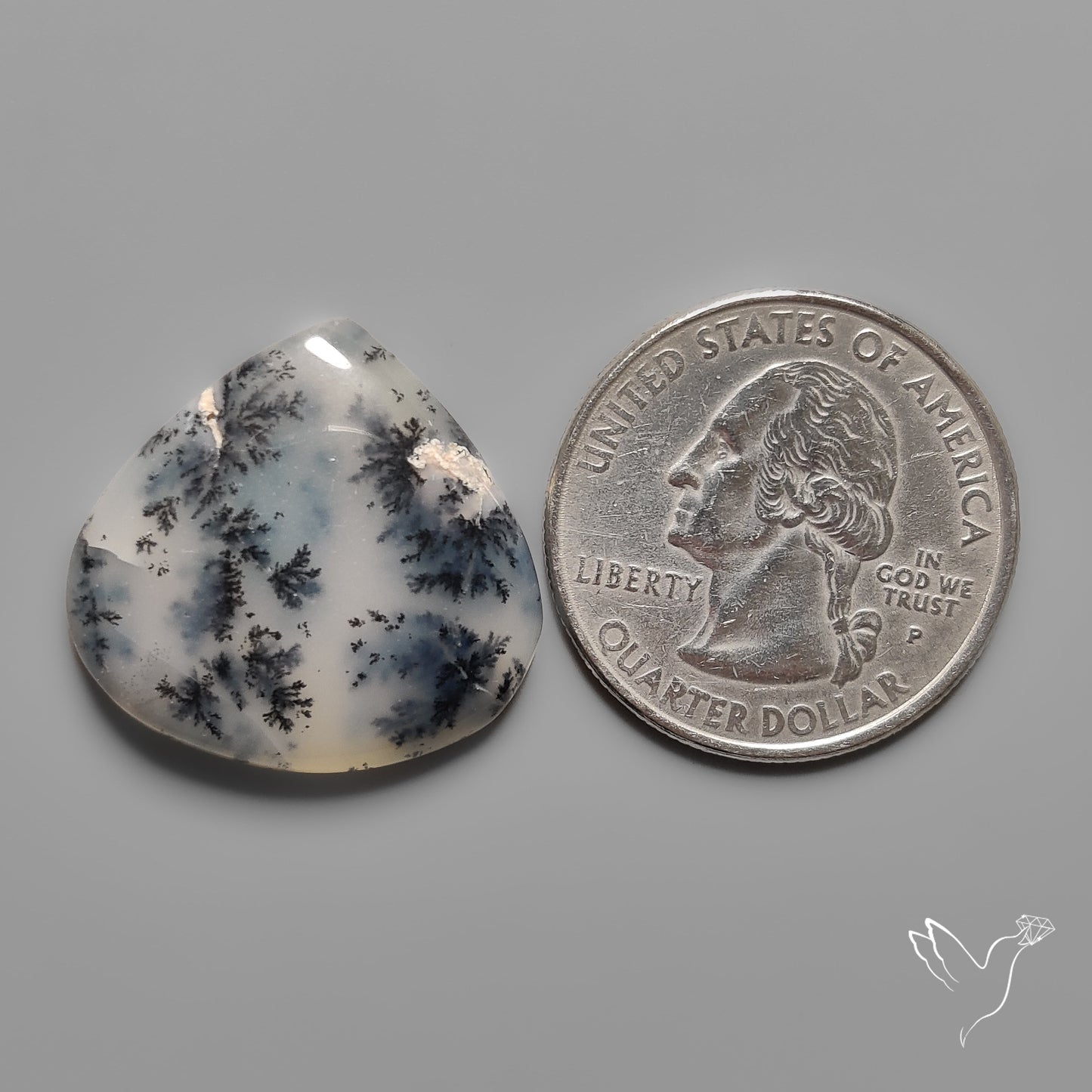 Dendritic Agate Cabochon