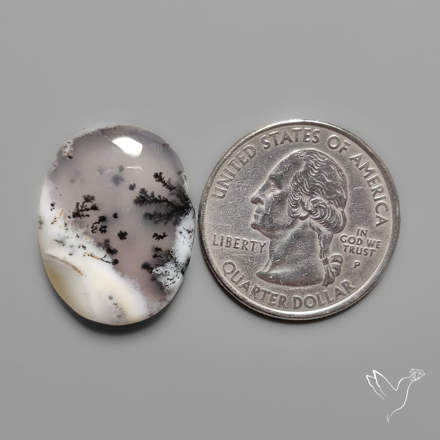 Dendritic Agate Cabochon