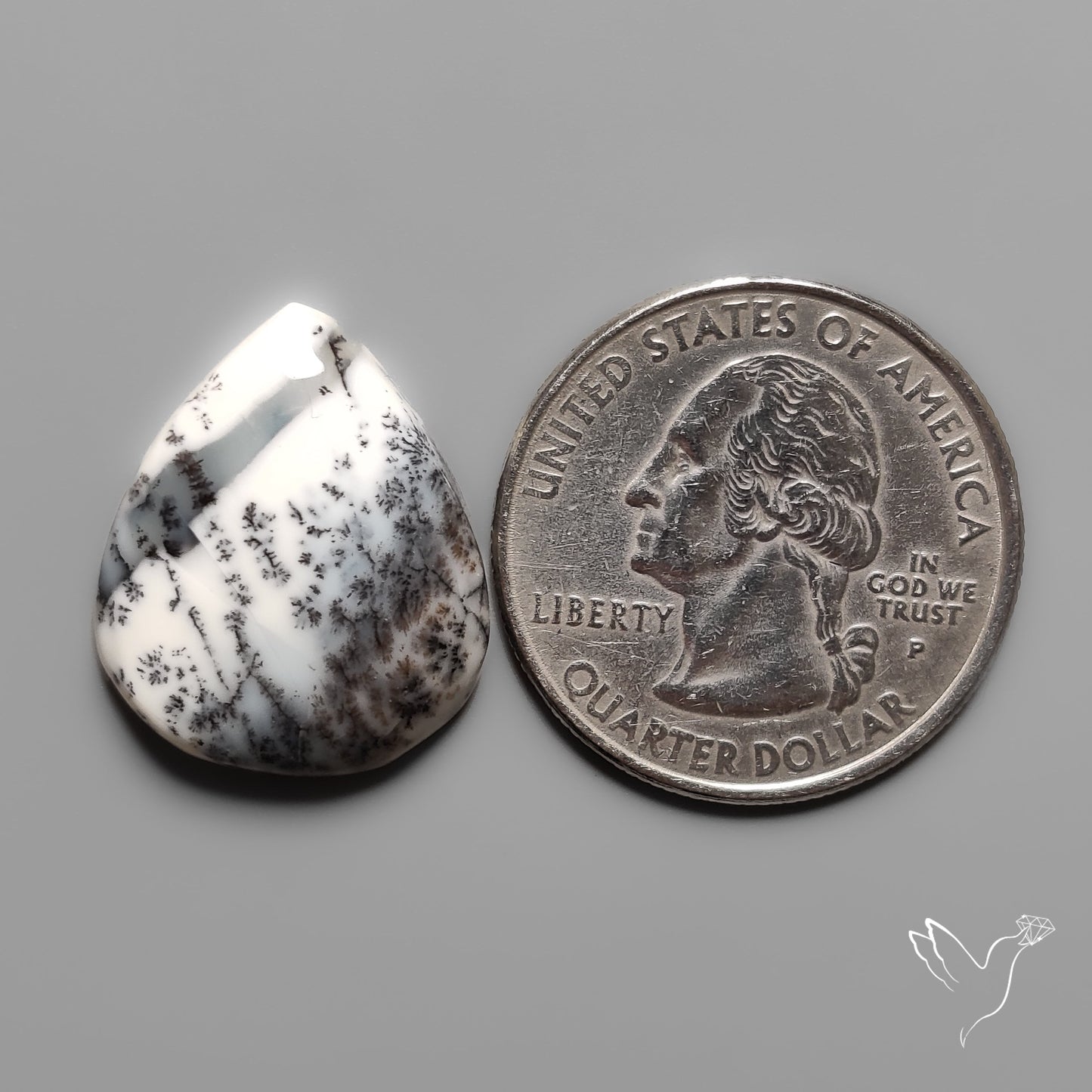 Dendritic Agate Cabochon