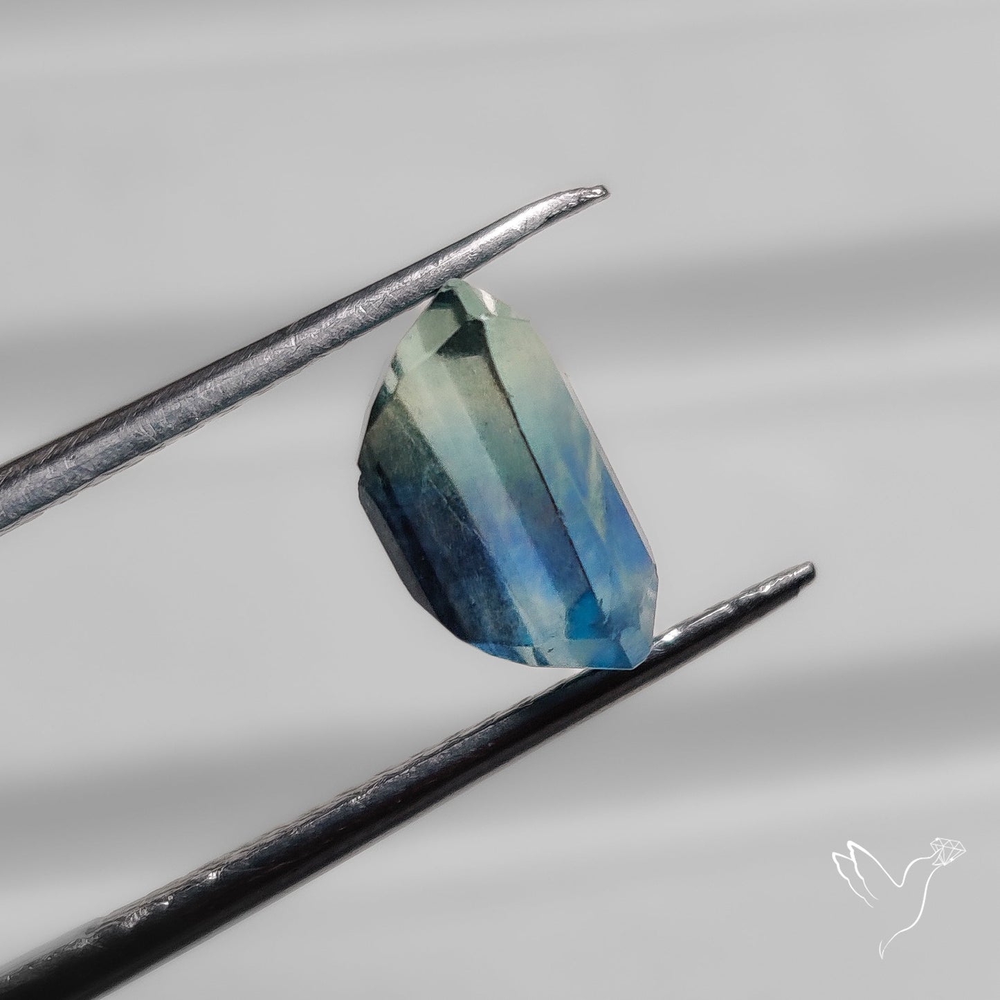 Teal Blue Fluorite Faceted