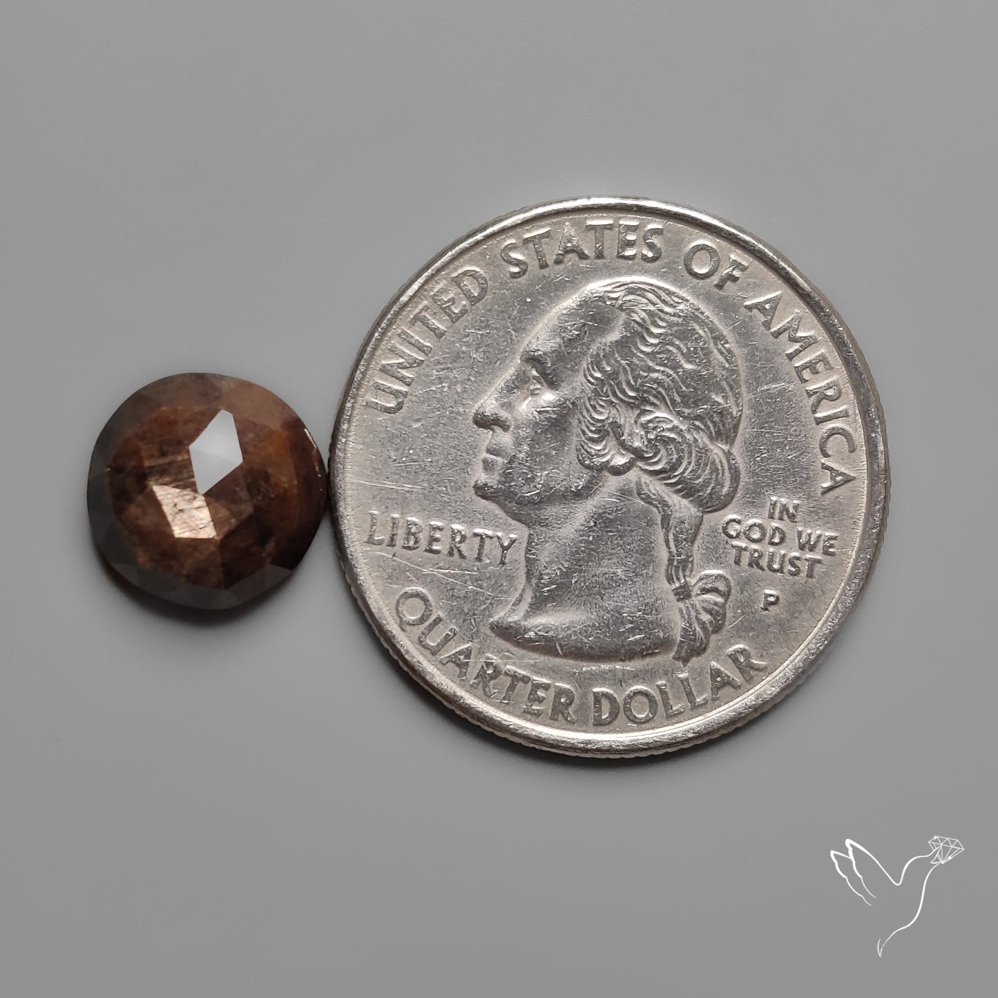 Rose Cut Zawadi Goldsheen Sapphire