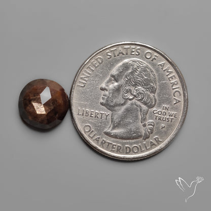 Rose Cut Zawadi Goldsheen Sapphire