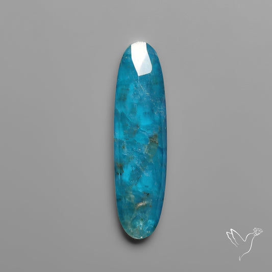 Rose Cut Crystal & Neon Apatite Doublet