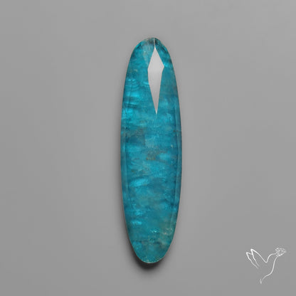 Rose Cut Crystal & Neon Apatite Doublet