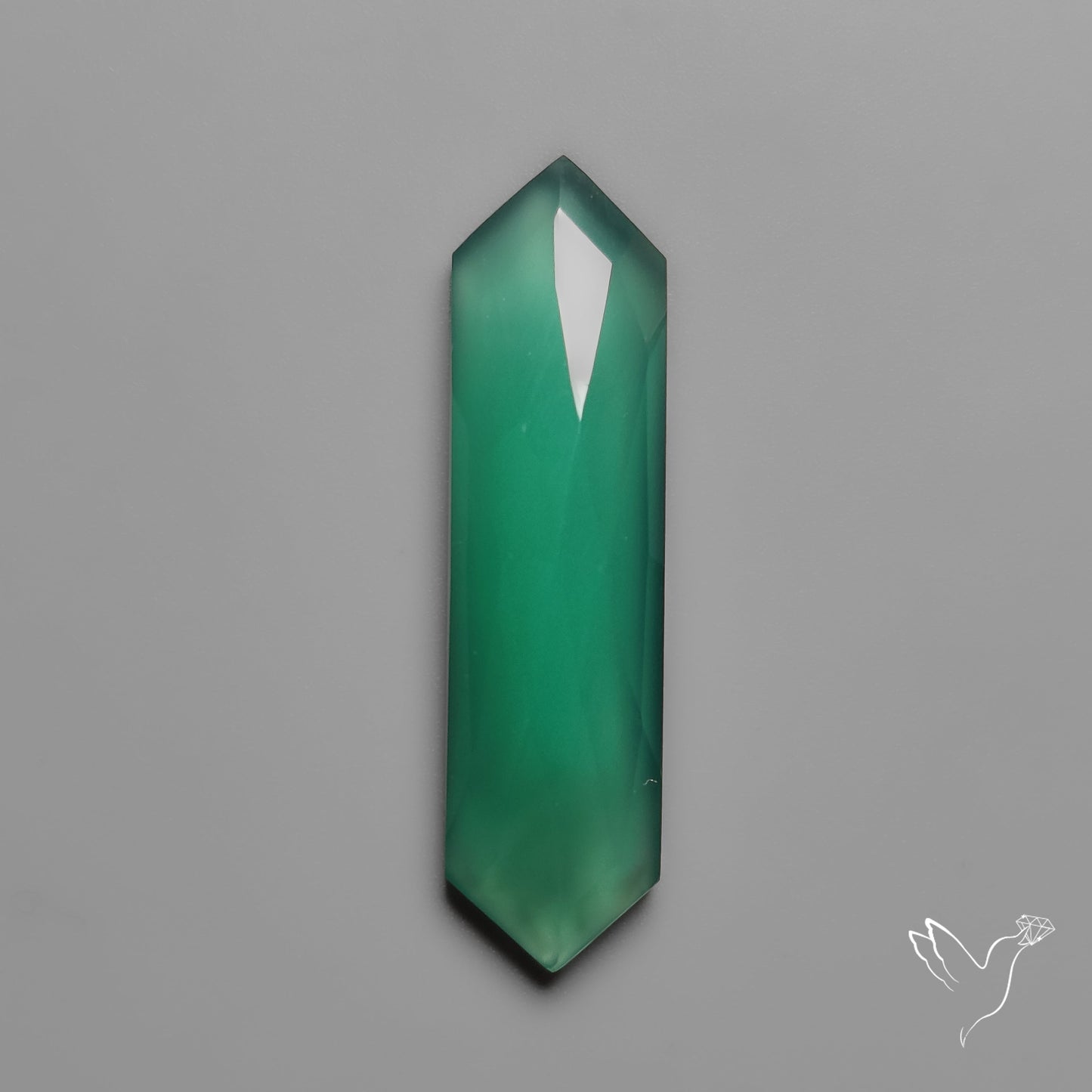 Rose Cut Zimbabwe Chrome Chalcedony