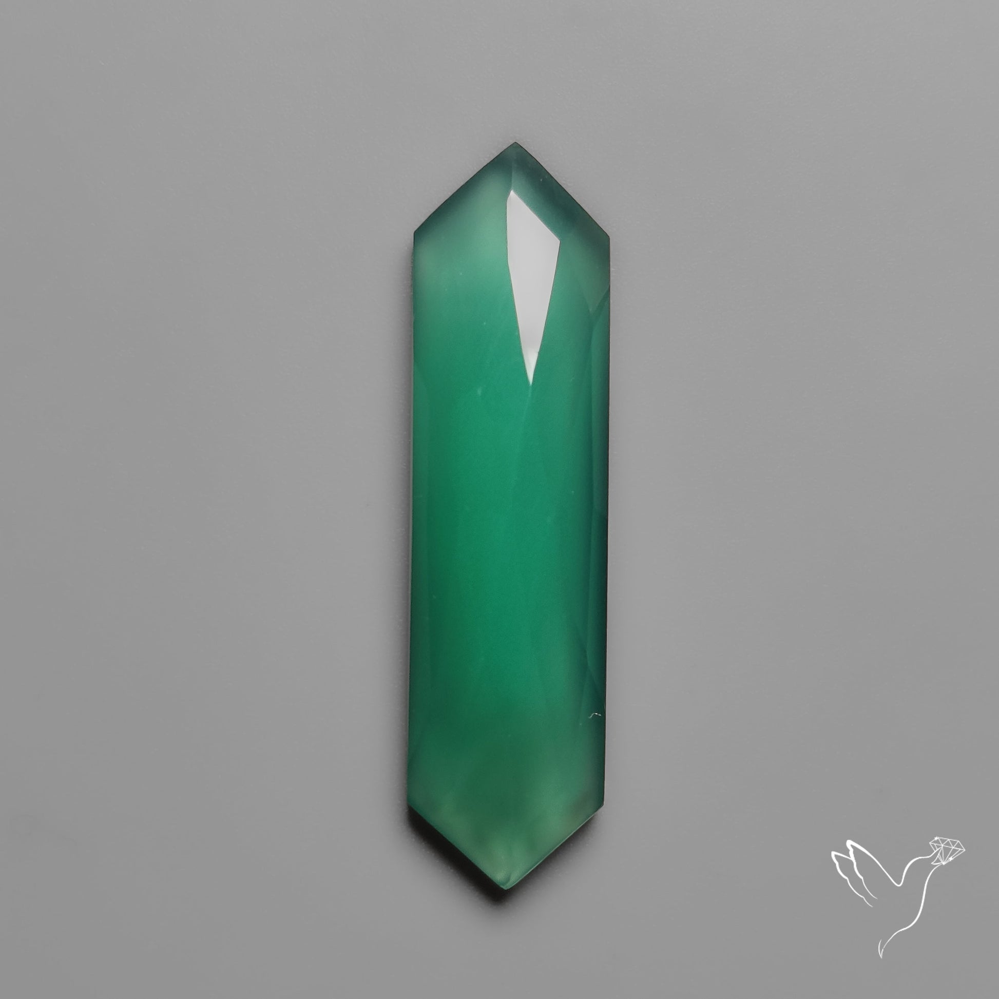 Rose Cut Zimbabwe Chrome Chalcedony