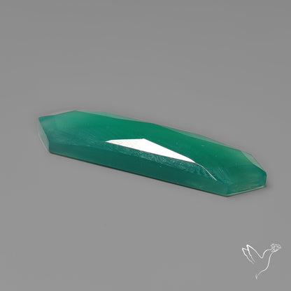 Rose Cut Zimbabwe Chrome Chalcedony