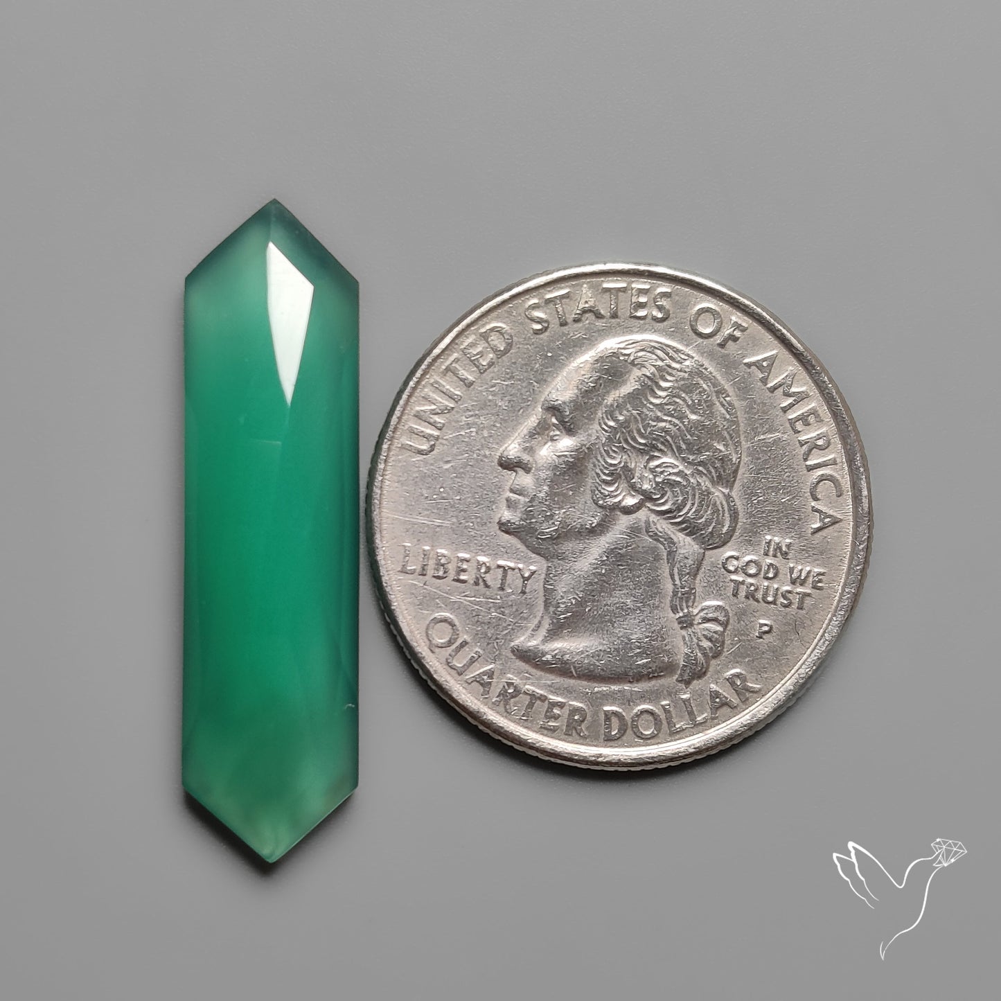 Rose Cut Zimbabwe Chrome Chalcedony