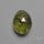 Rose Cut Moldavite (Natural Raw Back)