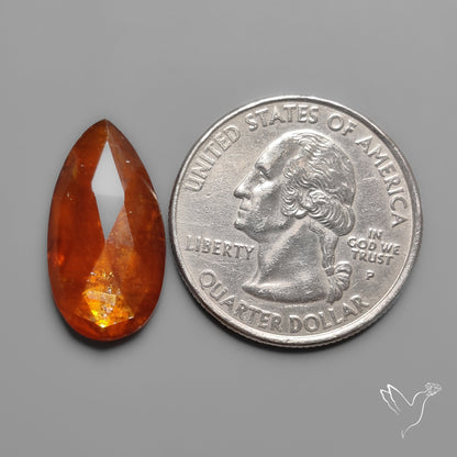 Rose Cut Orange Kyanite