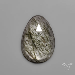 Faceted Green Rutilated Quartz
