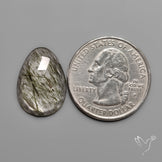 Faceted Green Rutilated Quartz