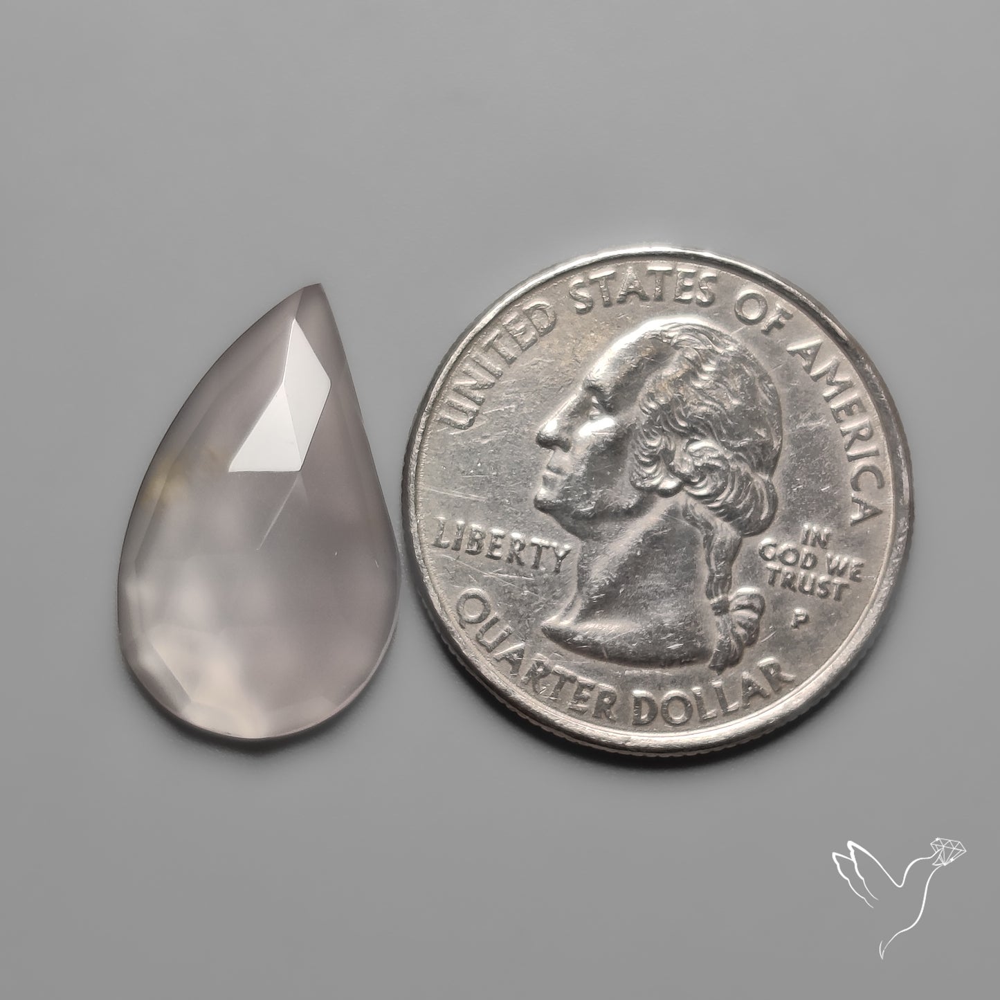 Rose Cut Namibian Chalcedony