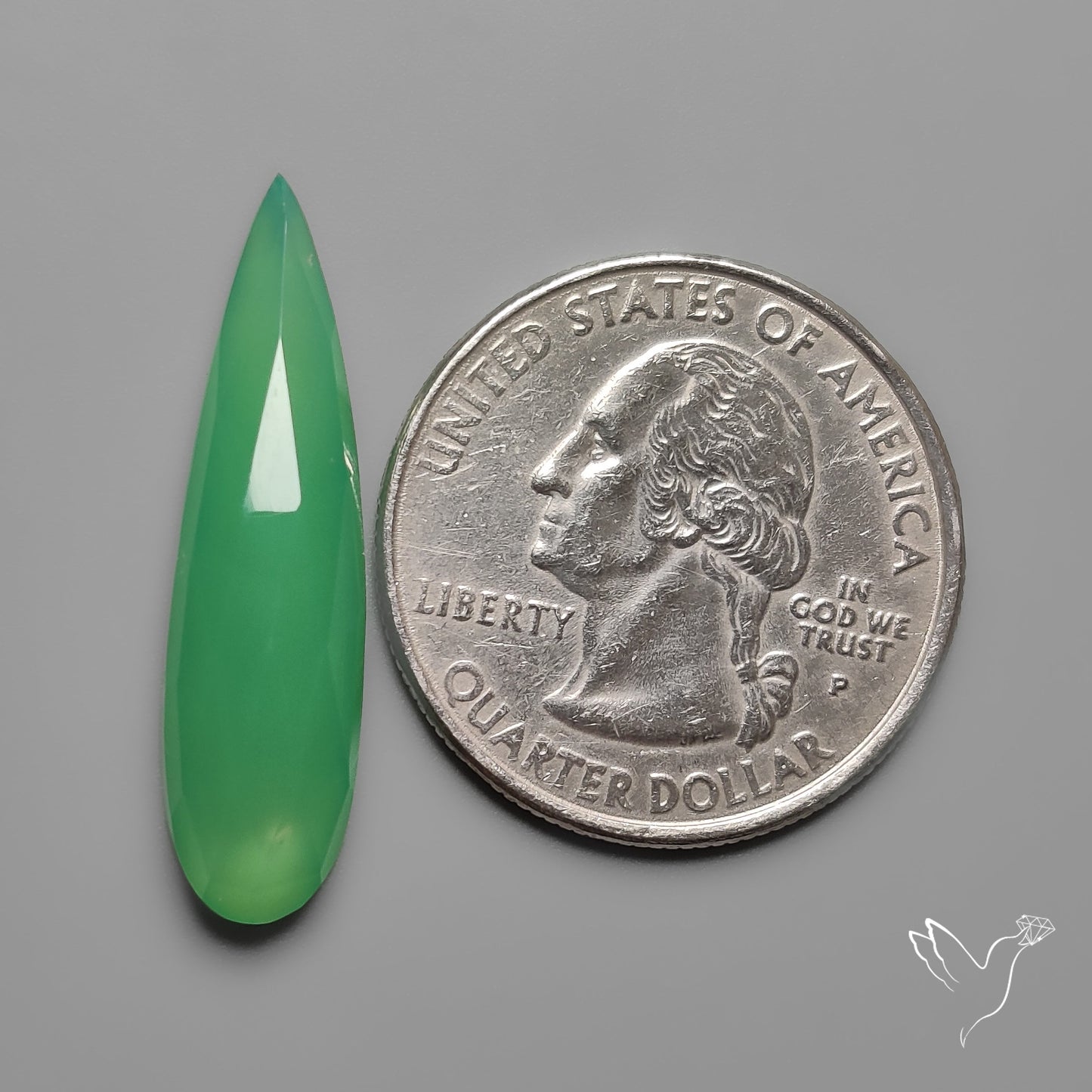 Rose Cut Gemmy Chrysoprase