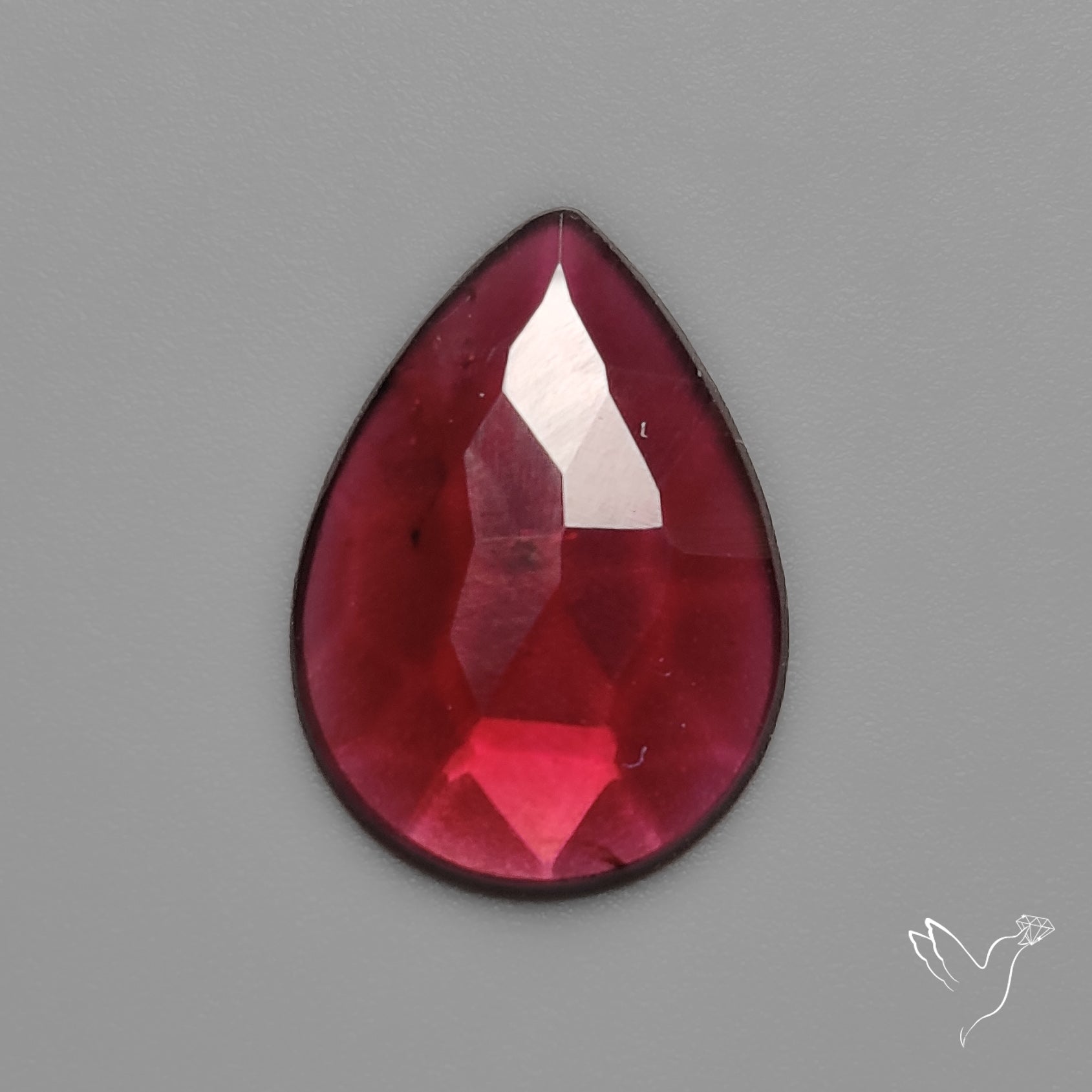 Rose Cut Rhodolite Garnet