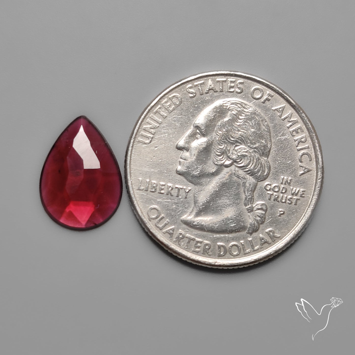 Rose Cut Rhodolite Garnet