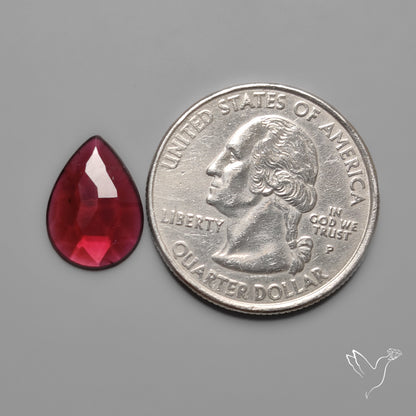 Rose Cut Rhodolite Garnet