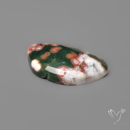 Rose Cut Orbicular Ocean Jasper