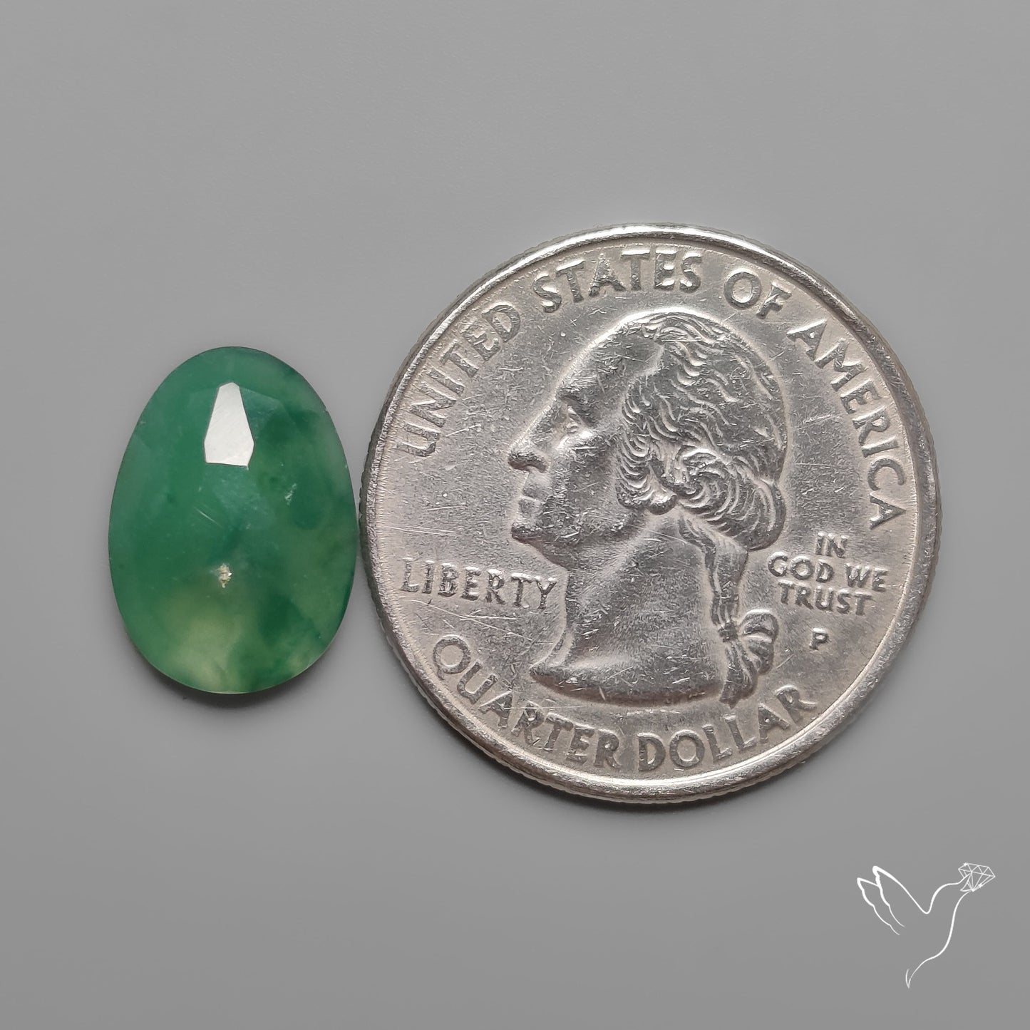 Rose Cut Green Aventurine