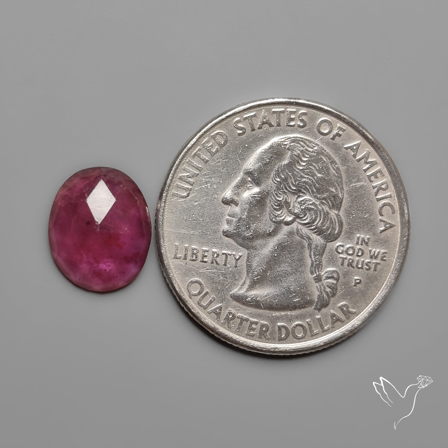 Rose Cut Pink Sapphire